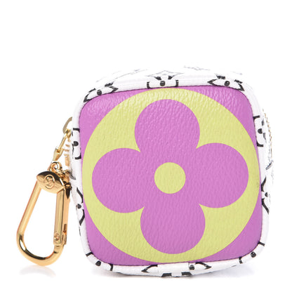 Louis Vuitton Monogram Giant Cube Coin Purse Pink 1 of 8