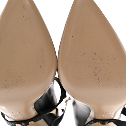 Valentino Garavani Nappa Rockstud Ankle Strap 105mm Pumps 37.5 Black 11 of 11