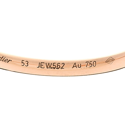 Cartier 18K Pink Gold Small Juste Un Clou Ring 53 6.25 5 of 5