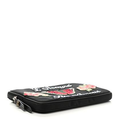 Gucci Techno Canvas L'aveugle Par Amour Tablet Case Black 4 of 7