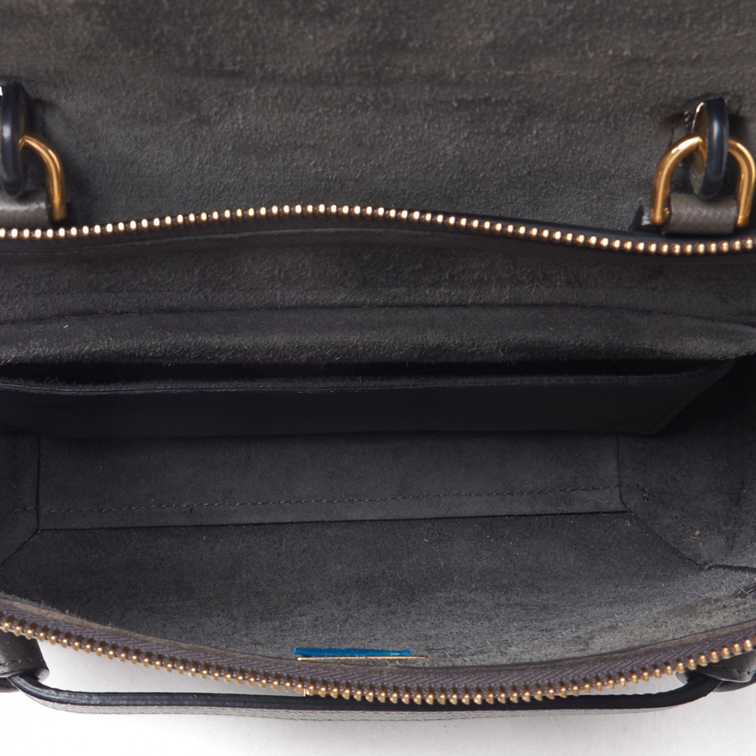 Celine Baby Grained Calfskin Micro Belt Bag Grey 7 of 11