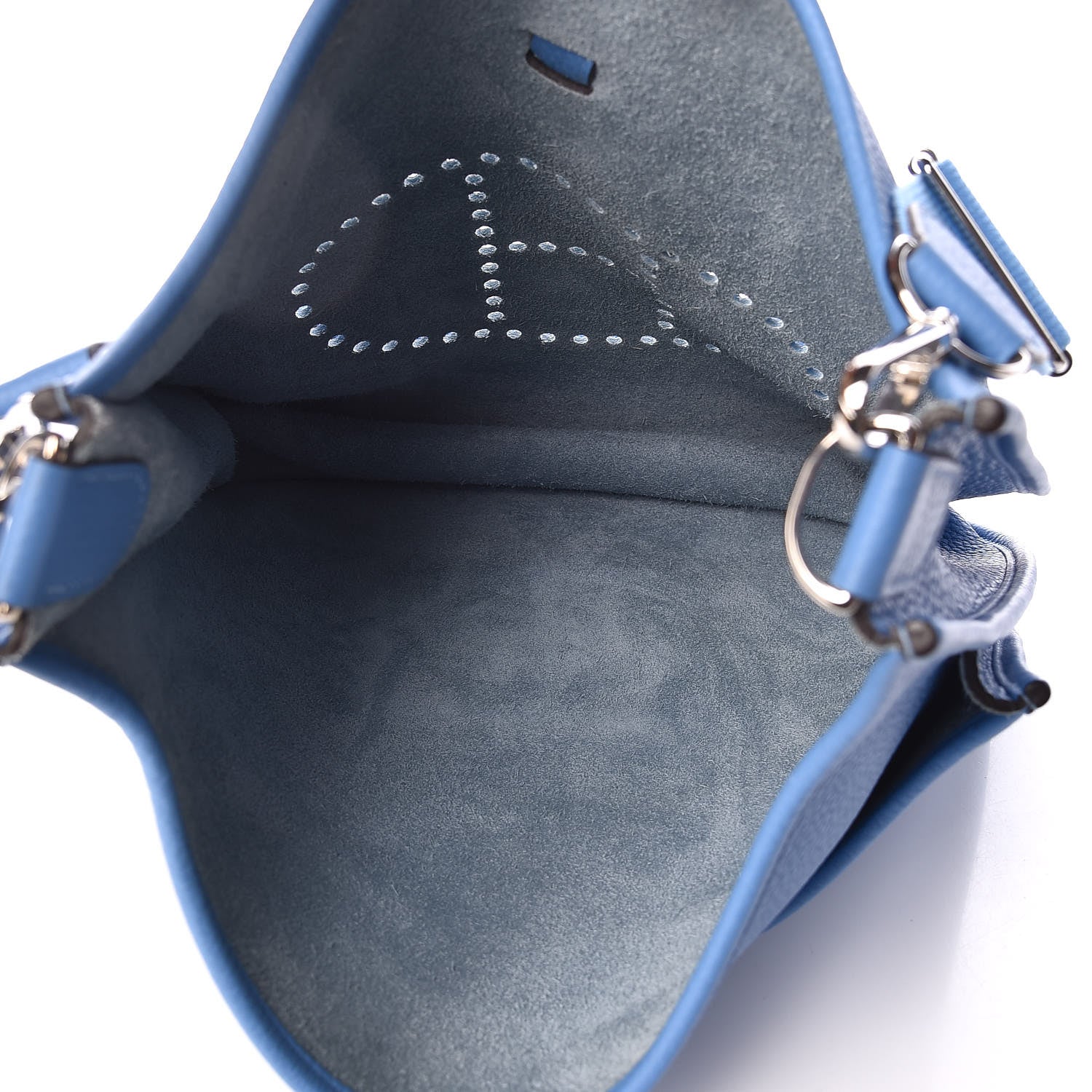 Hermes Taurillon Clemence Evelyne III GM Bleu Paradis 5 of 9