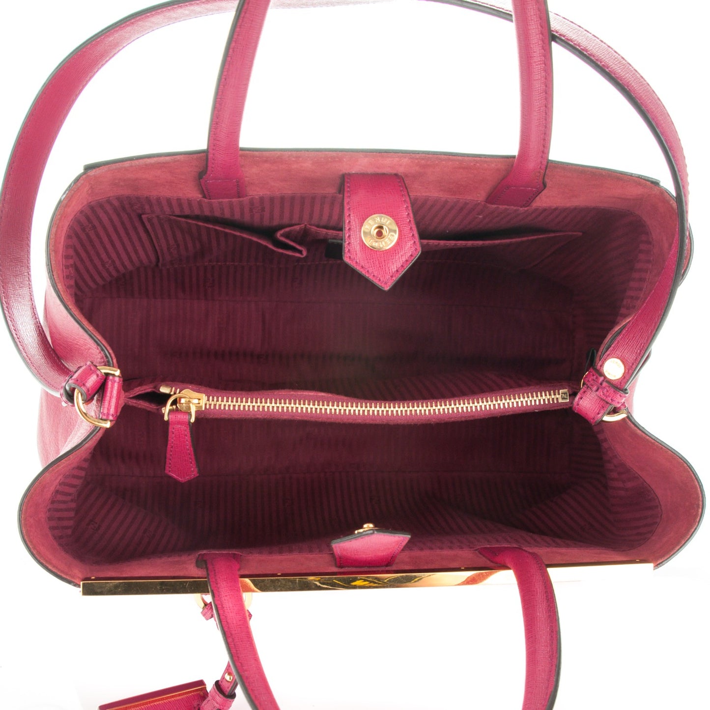 Vitello Elite Flamingo Regular 2Jours Tote Amarena