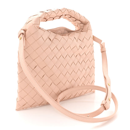 Bottega Veneta Calfskin Intrecciato Mini Hop Lotus 3 of 9