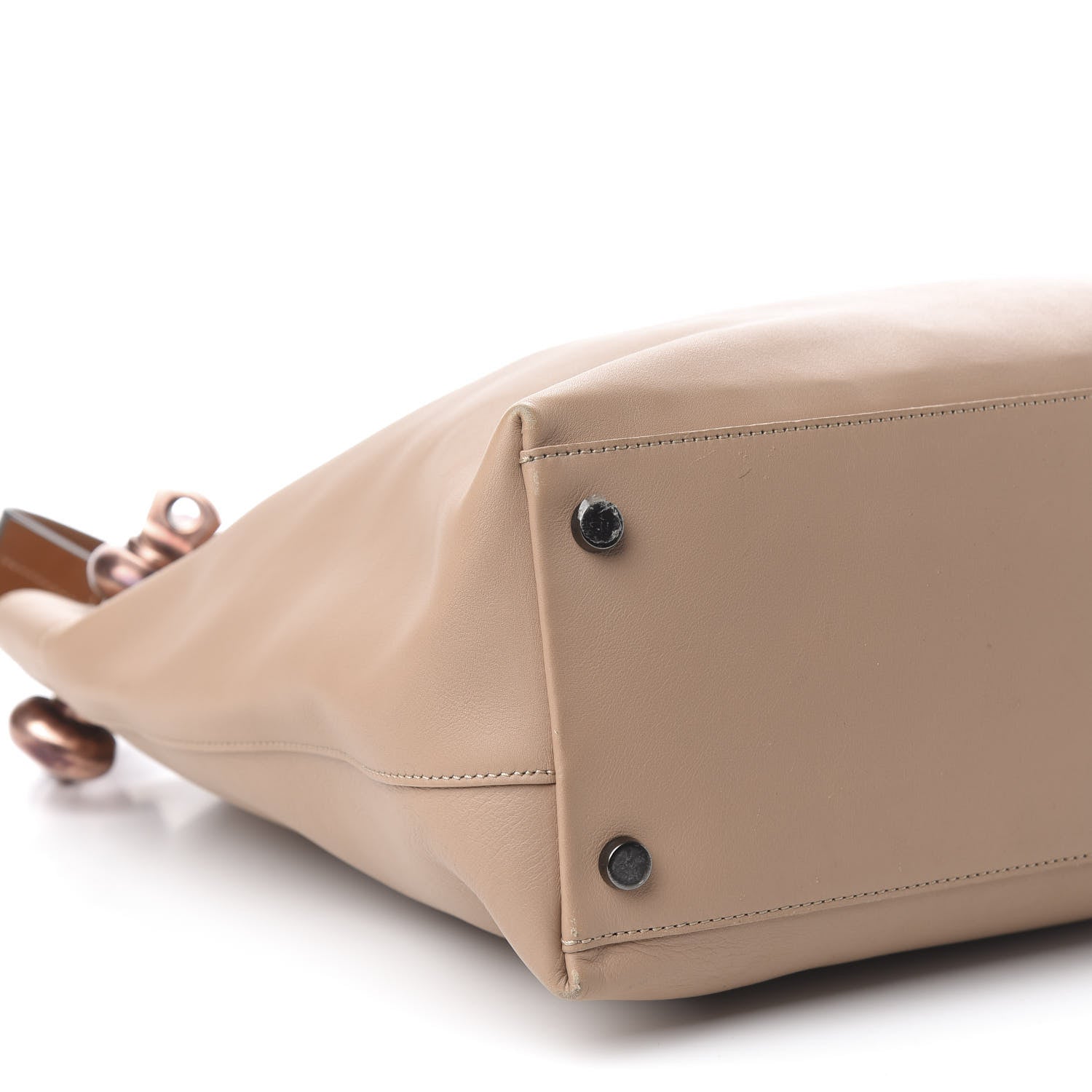 Tom Ford Calfskin Fisherman Hook Drawstring Hobo Bag Blush Nude 7 of 9