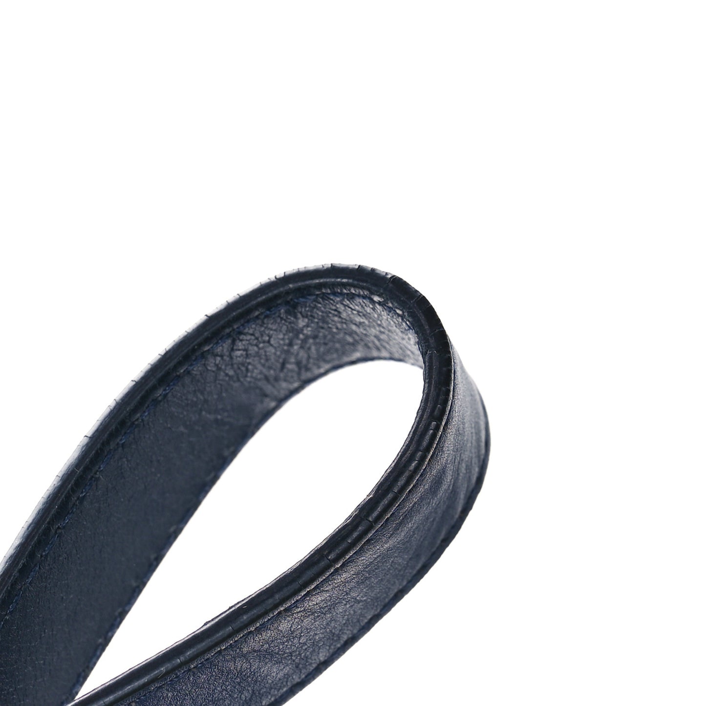 Calfskin Quilted CC Front Pocket Shopping Tote Navy