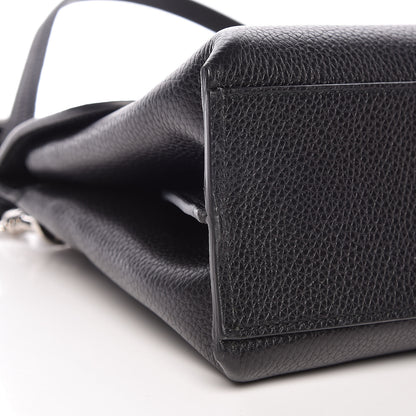 Gucci Cellarius Calfskin Small Bamboo Daily Top Handle Bag Black 7 of 8