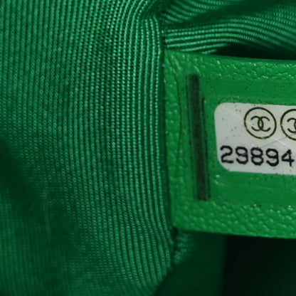 Chanel Lambskin Quilted Maxi Chanel 19 Flap Green 7 of 11
