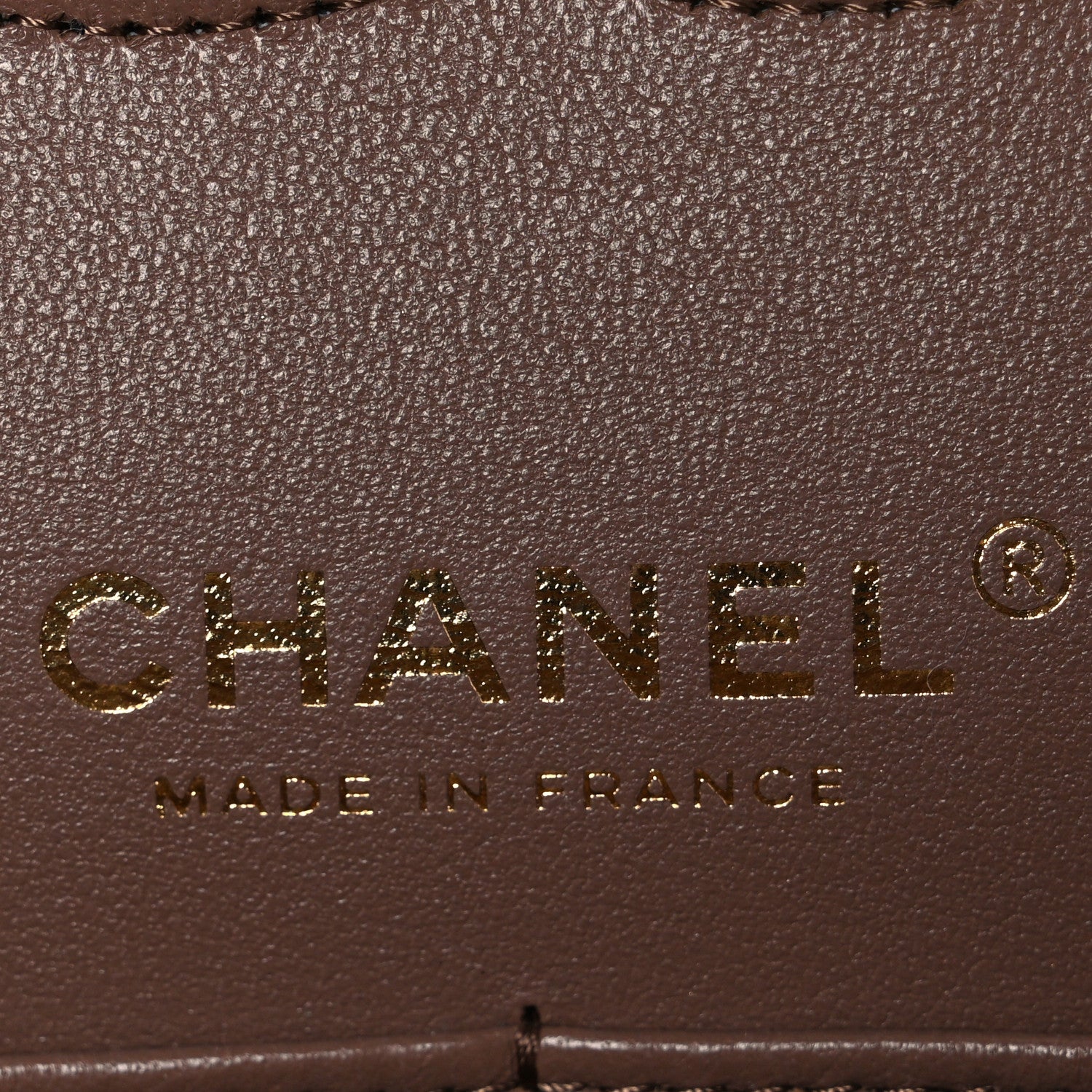 Chanel Caviar Quilted Medium Double Flap Brown 6 of 10