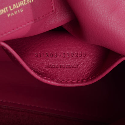 Saint Laurent Calfskin Medium Classic Y Cabas Fuchsia 7 of 7