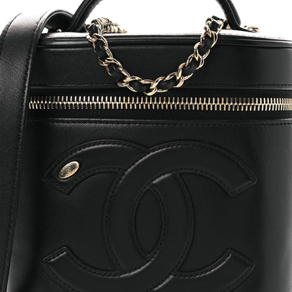 Chanel Lambskin Timeless Vanity Cosmetic Case Black 8 of 12