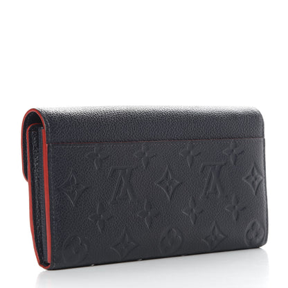 Louis Vuitton Empreinte Sarah Wallet NM Marine Rouge 3 of 8