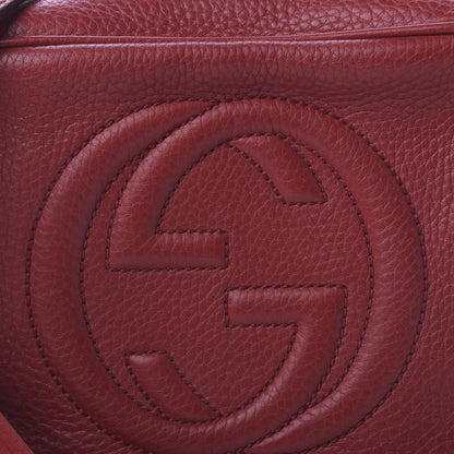 Gucci Pebbled Calfskin Small Soho Disco Bag Tabasco Red 10 of 10