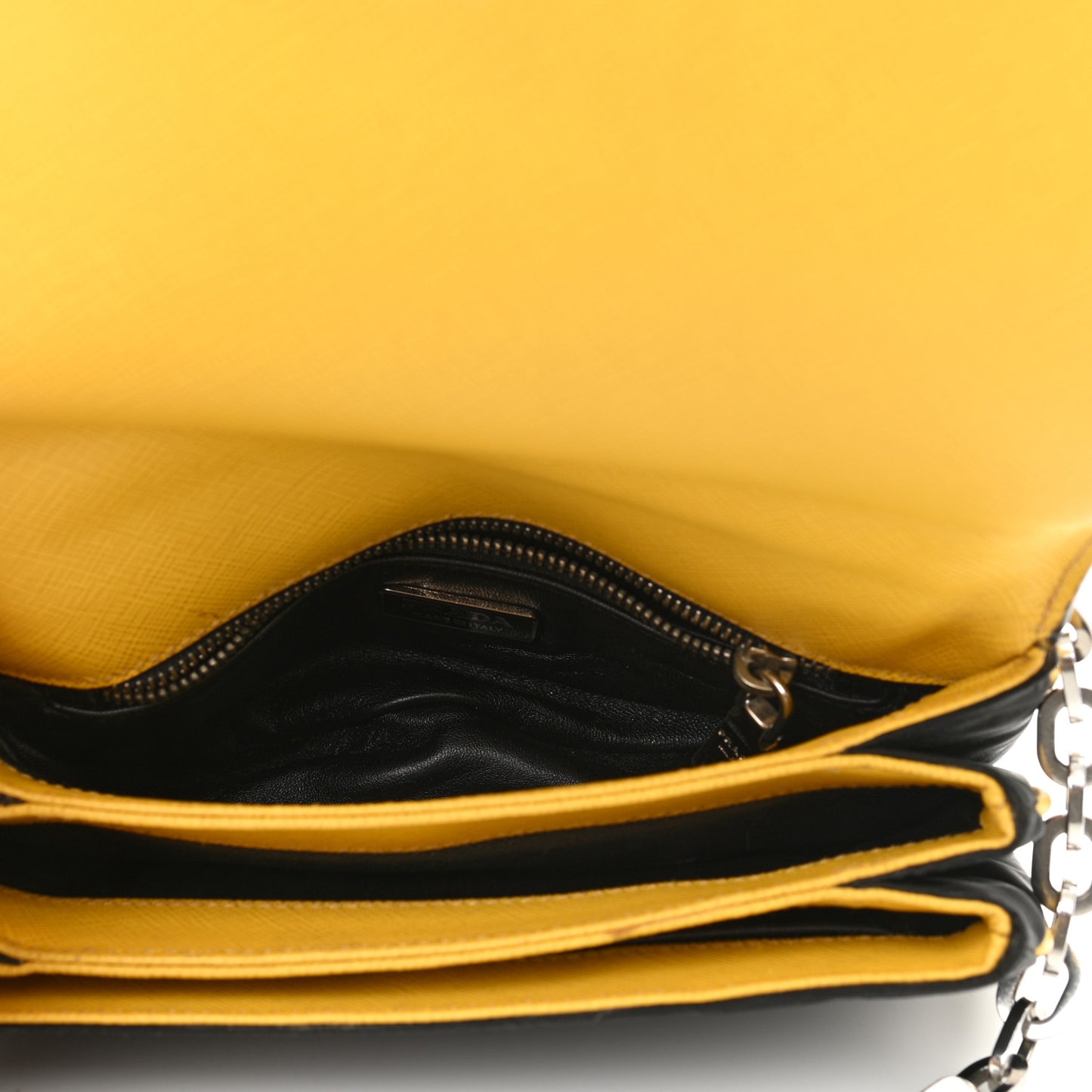 Saffiano Chain Shoulder Bag Sole