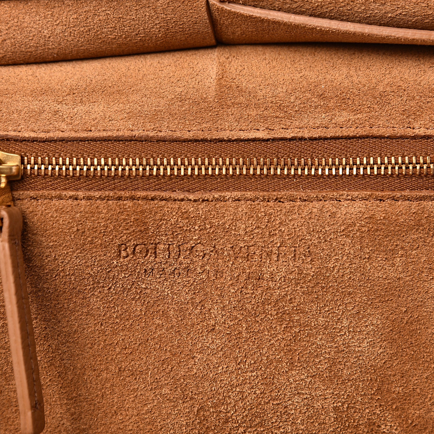 Bottega Veneta Grained Calfskin Maxi Intrecciato Arco 29 Tan 5 of 7