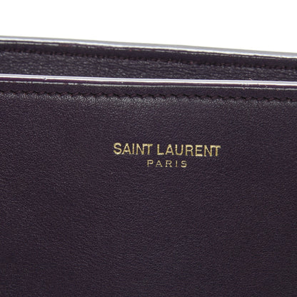 Saint Laurent Calfskin Small Monogram Cabas Purple 7 of 10