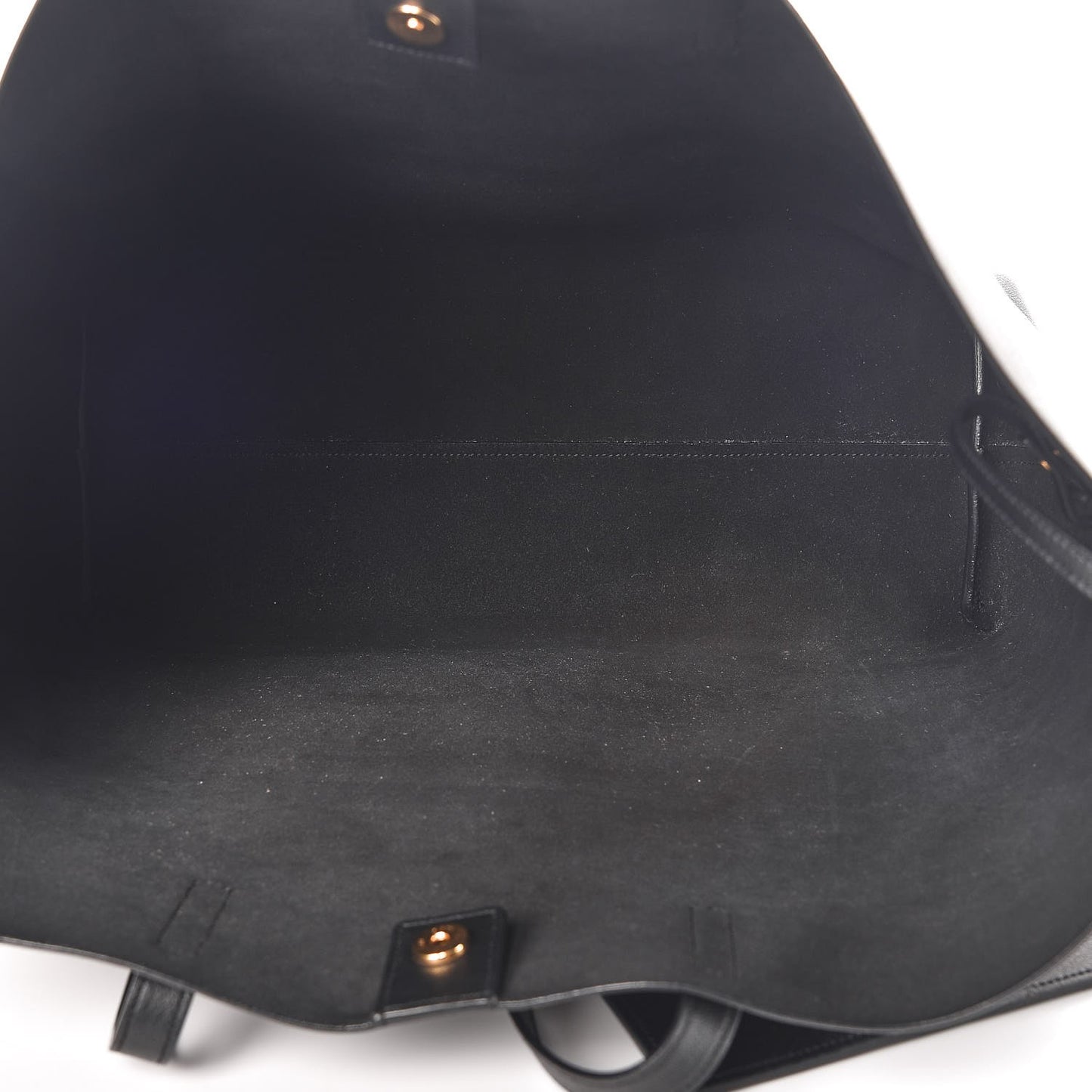 Calfskin Large Shopping Tote Black