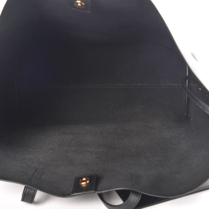 Saint Laurent Calfskin Large Shopping Tote Black 6 of 8