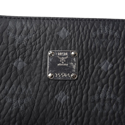 MCM Visetos Zip Pouch Black 9 of 10
