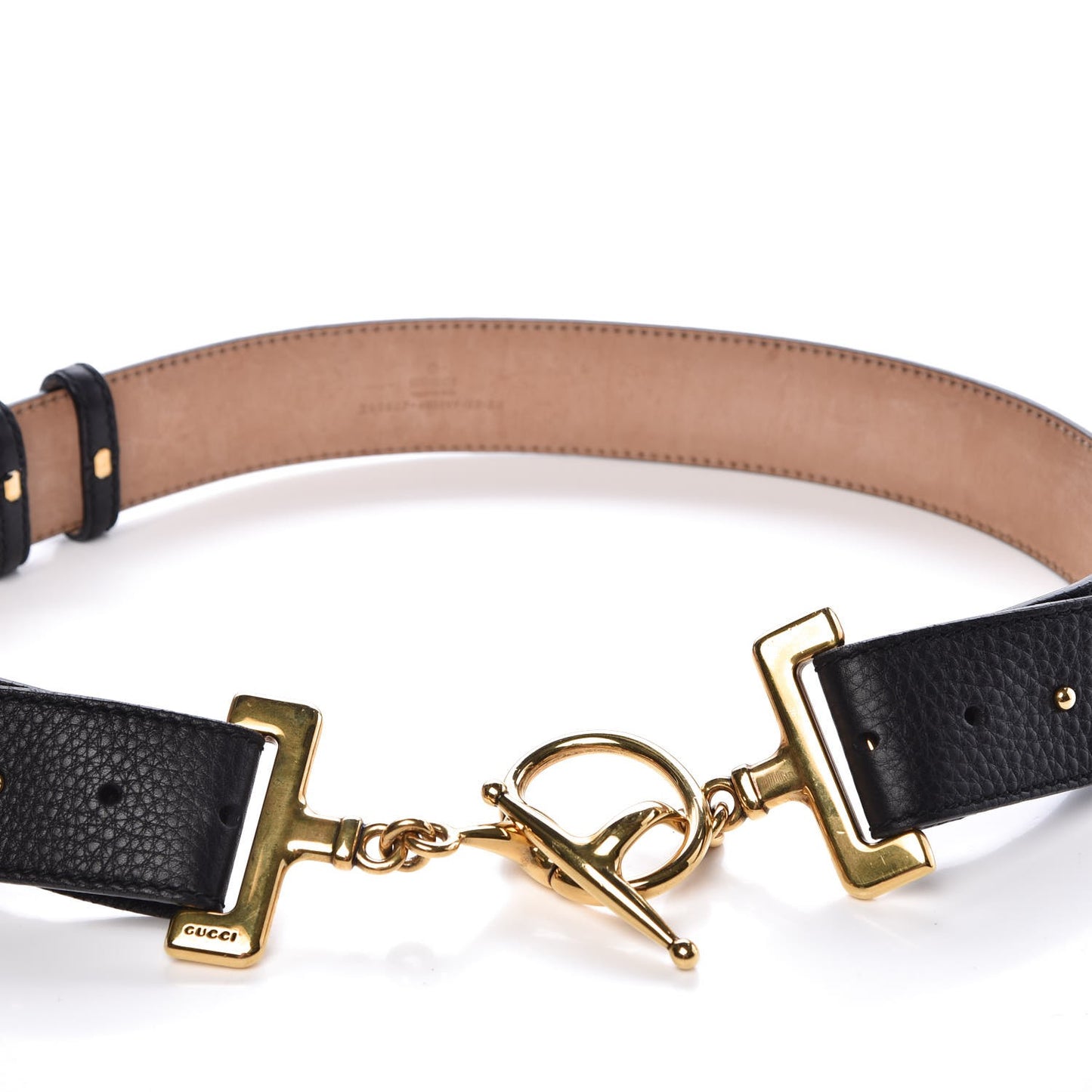 Calfskin Horsebit Belt 85 34 Black