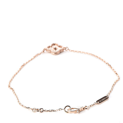 Van Cleef & Arpels 18K Rose Gold Sweet Alhambra Bracelet 3 of 8