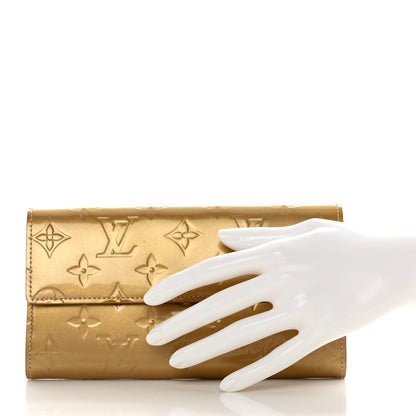 Louis Vuitton Vernis Sarah Wallet Noisette 2 of 11