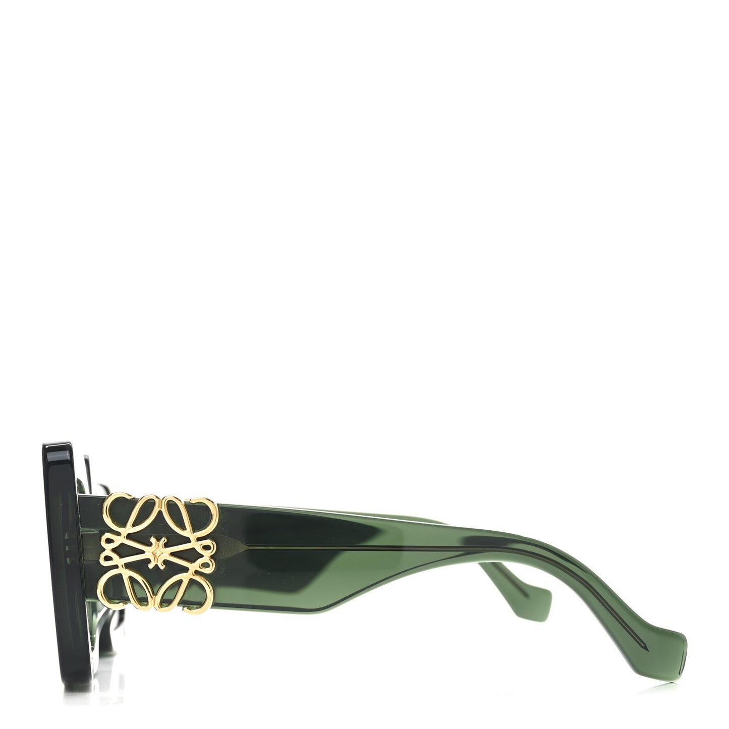 Acetate Anagram Square Sunglasses LW40176U Green