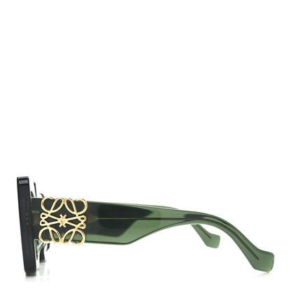 Loewe Acetate Anagram Square Sunglasses LW40176U Green 3 of 7