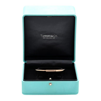 Tiffany 18K Rose Gold Tiffany Lock Bangle Bracelet 5 of 5