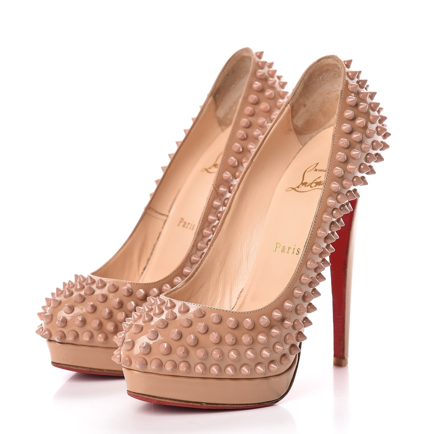 Patent Alti Spikes 140 Pumps 38 Nude