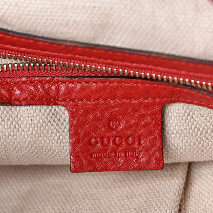 Gucci Monogram Medium Diana Bamboo Shoulder Bag Red 6 of 10