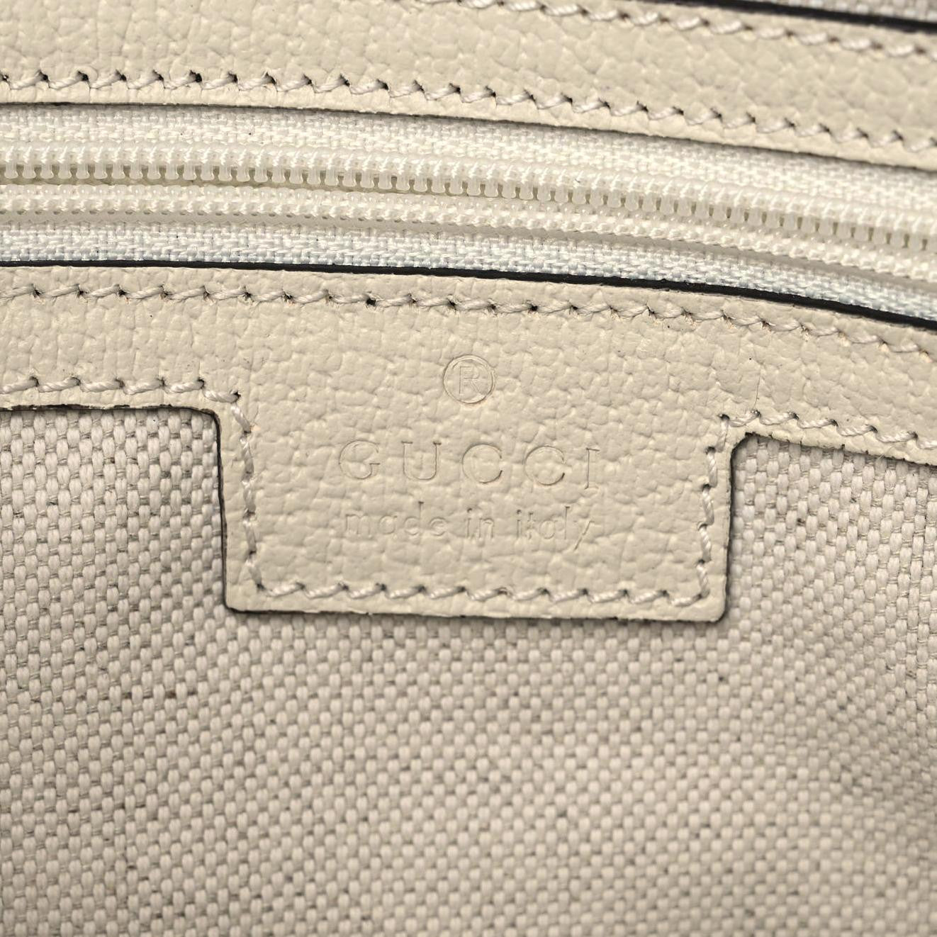 Gucci GG Supreme Monogram Web Toiletry Case White 6 of 9