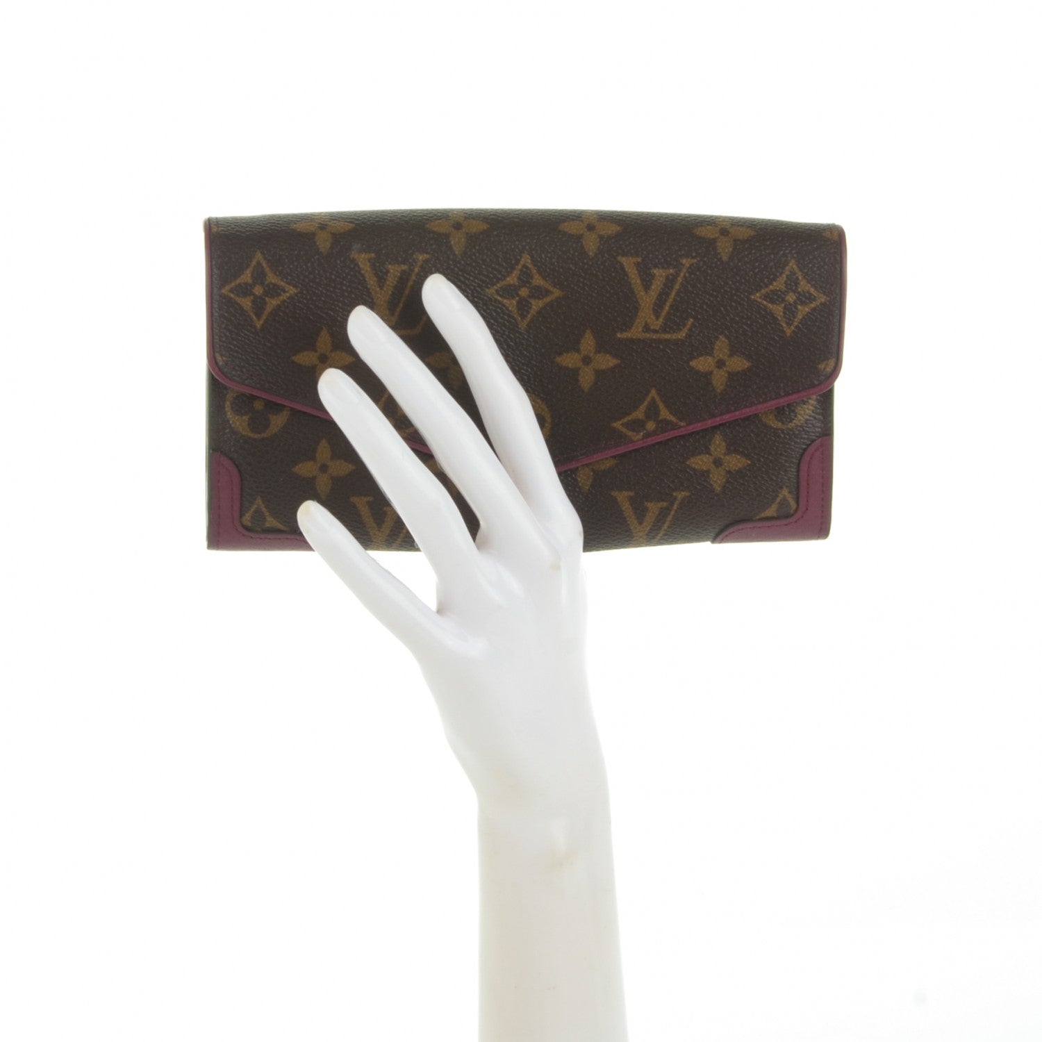 Louis Vuitton Monogram Sarah Retiro Wallet Aurore 2 of 6