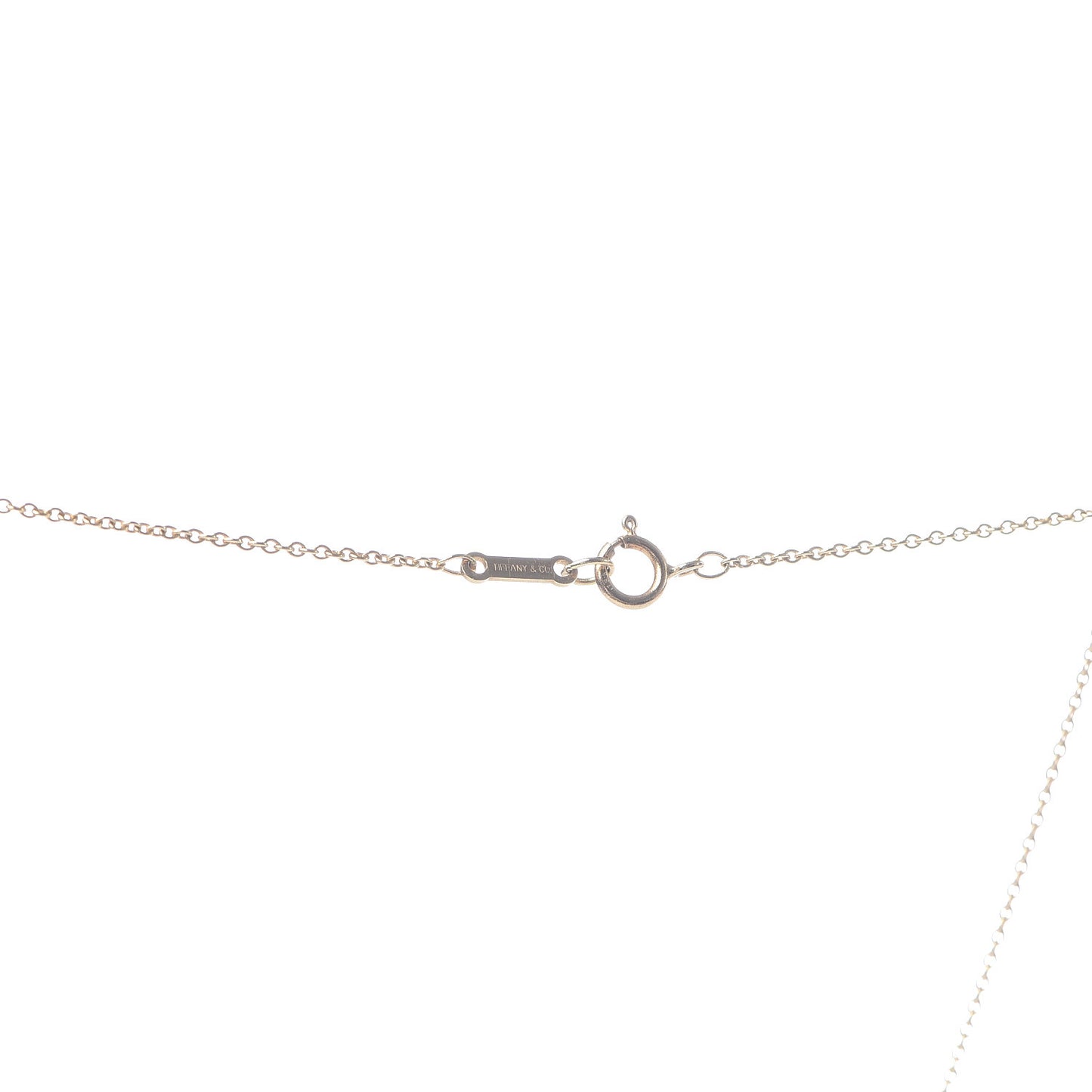 18K Yellow Gold 11mm Elsa Peretti Bean Pendant Necklace