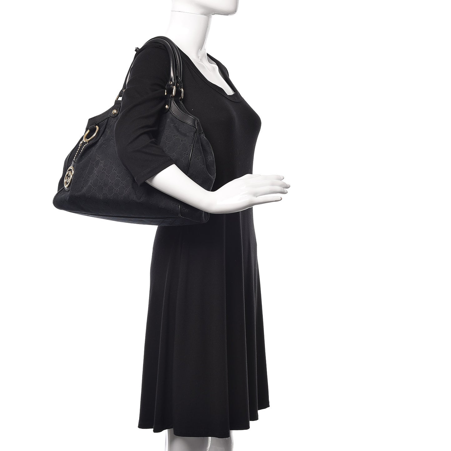 Monogram Medium Sukey Black