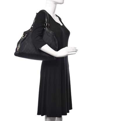 Gucci Monogram Medium Sukey Black 2 of 11