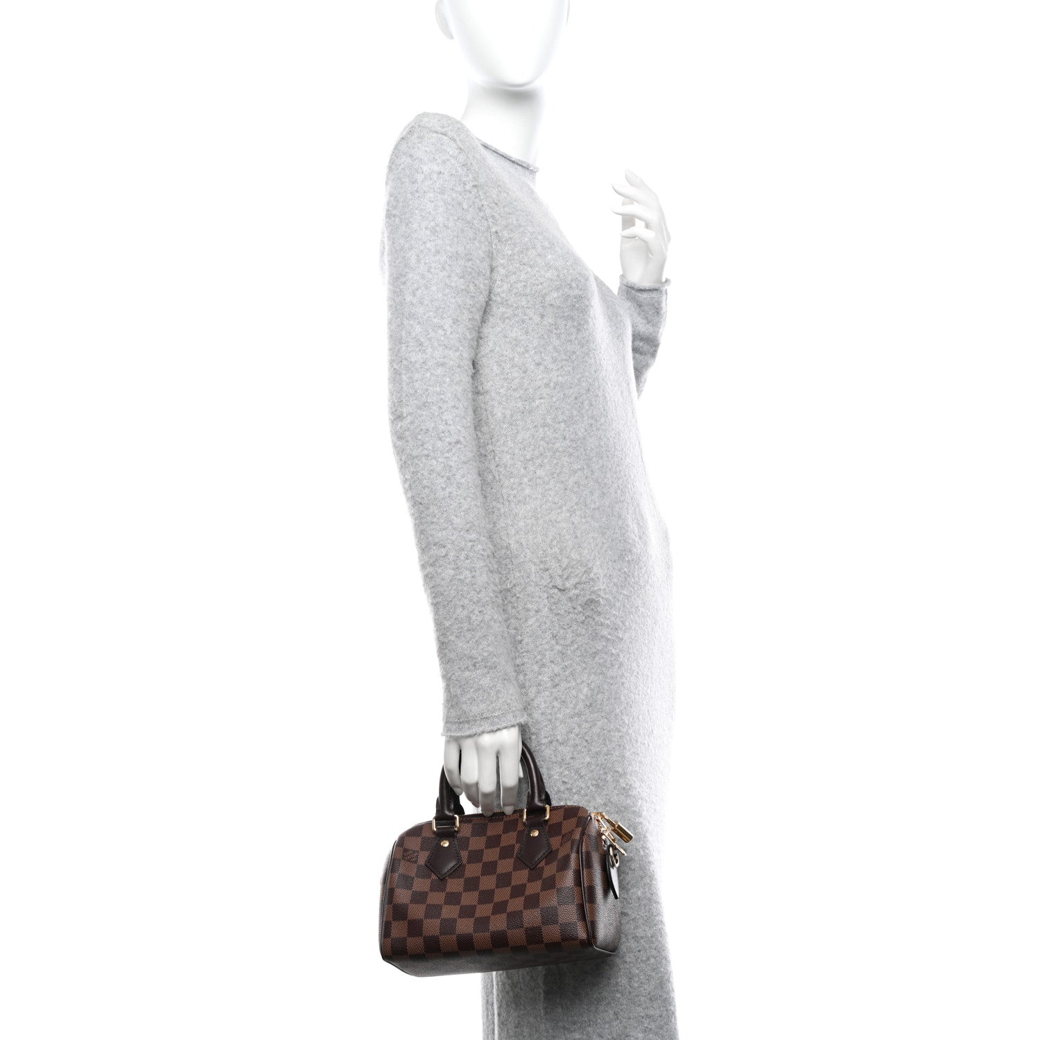 Louis Vuitton Damier Ebene Speedy Bandouliere 20 9 of 9