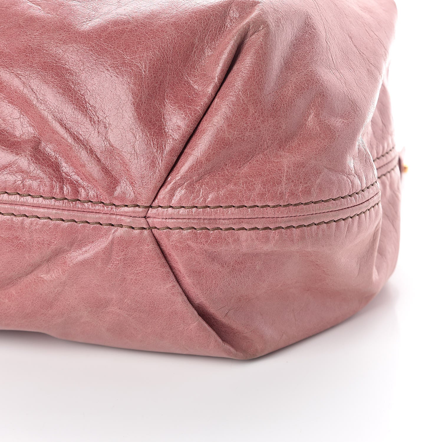 Miu Miu Vitello Shine Shopping Tote Loto 9 of 12