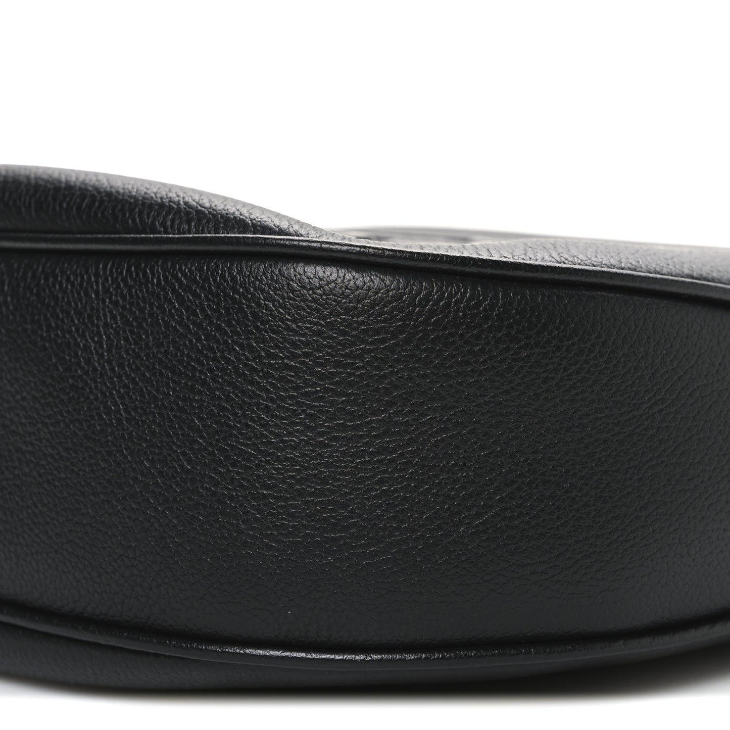 Supple Calfskin Cuir Triomphe Small Heloise Shoulder Bag Black