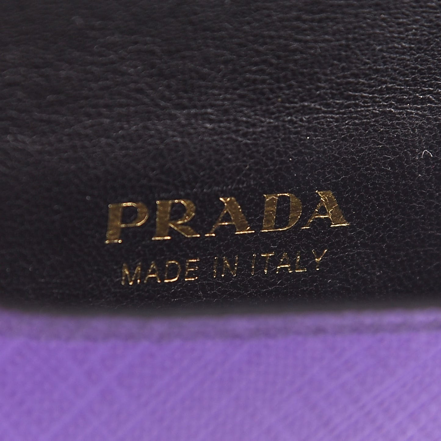 Saffiano Astrology Mini Cahier Bag Viola Black