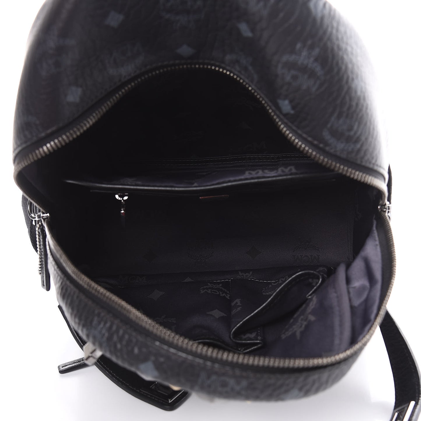 Visetos Studded Small Dual Stark Backpack Black