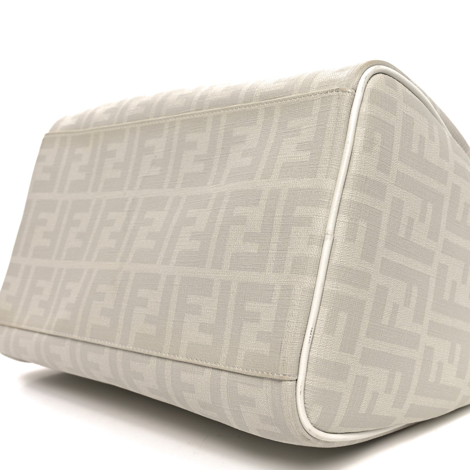Fendi Zucca Spalmati Lucido Medium Chef Boston White 1831535