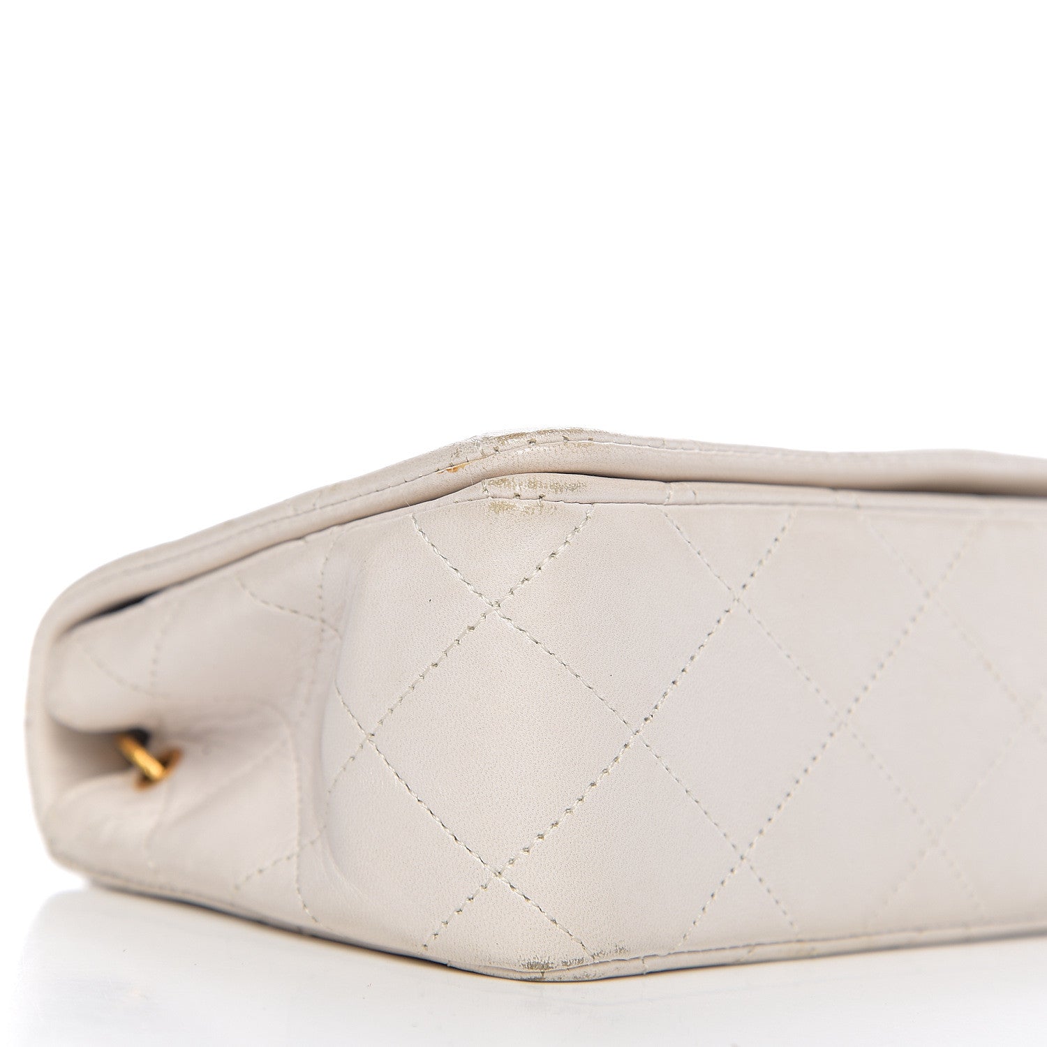 Chanel Lambskin Quilted Mini Flap White 10 of 13
