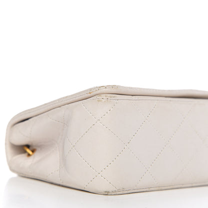 Chanel Lambskin Quilted Mini Flap White 10 of 13