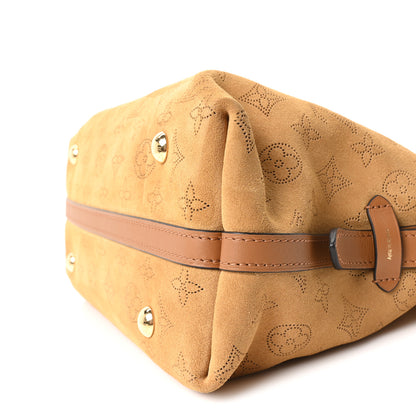 Louis Vuitton Suede Mahina CarryAll PM Beige 11 of 11