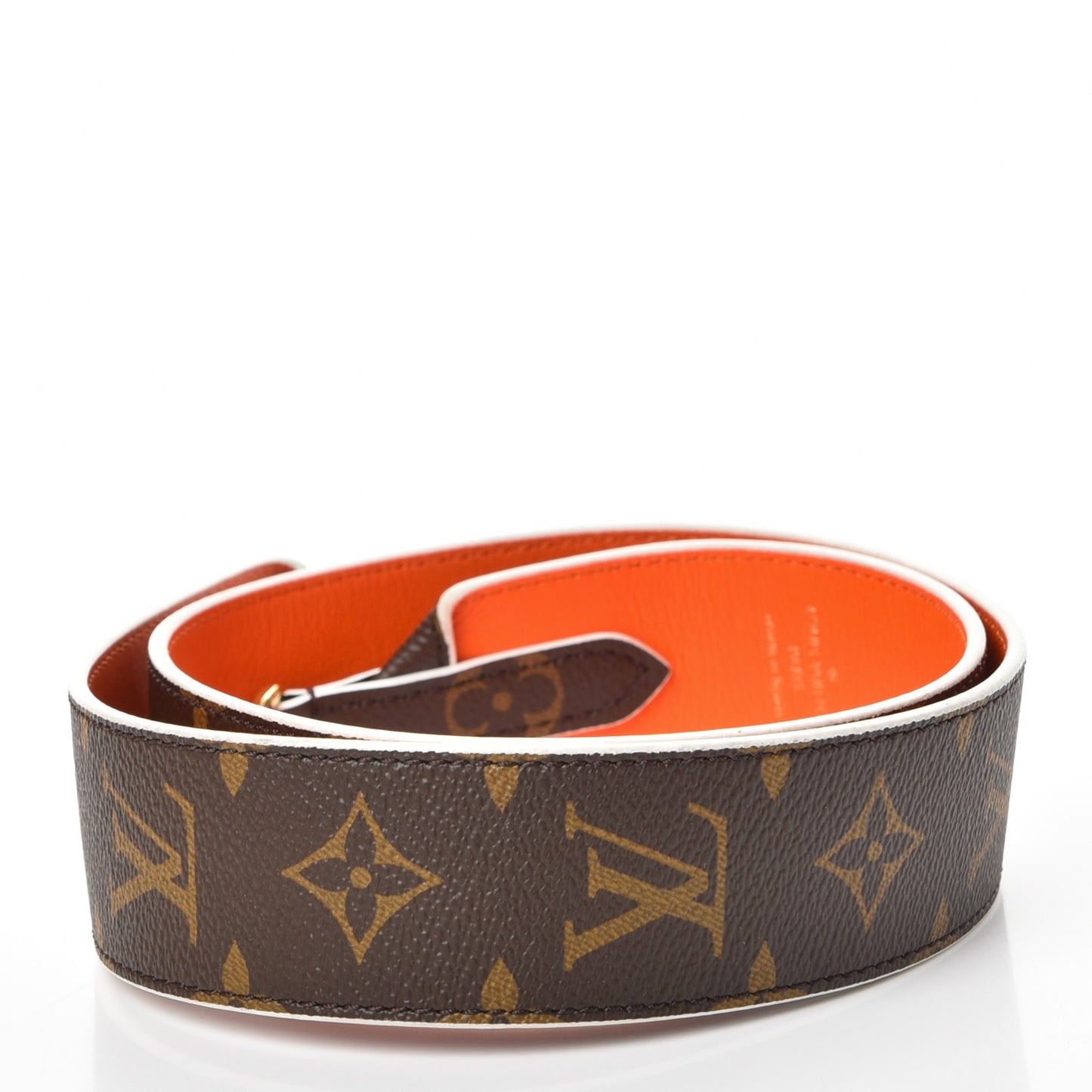 Monogram Bandouliere Shoulder Strap Orange