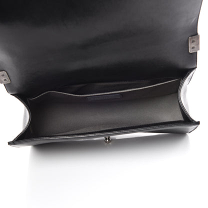 Chanel Lambskin Quilted Medium Boy Flap Black 5 of 10
