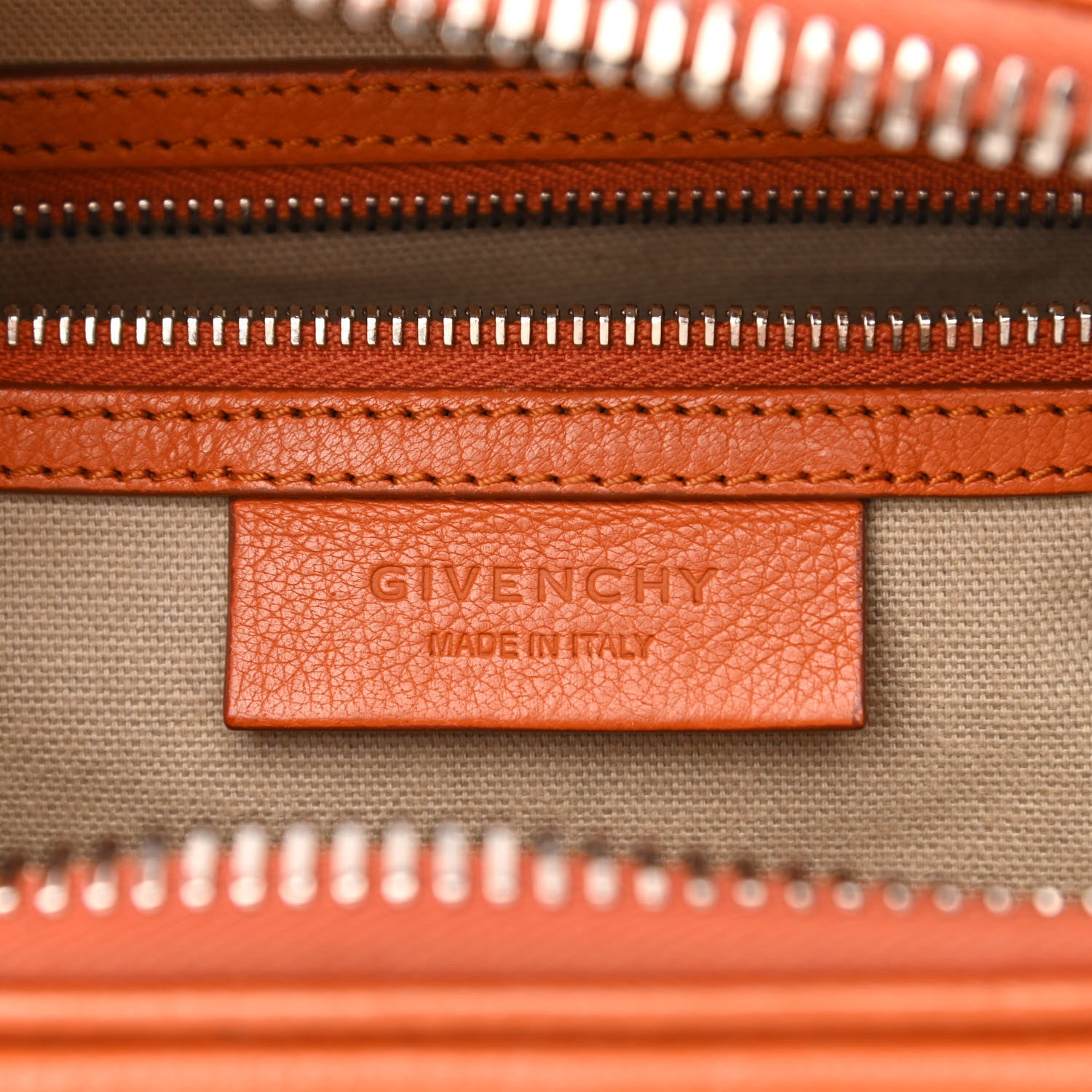 Givenchy Sugar Goatskin Small Antigona Orange 6 of 19