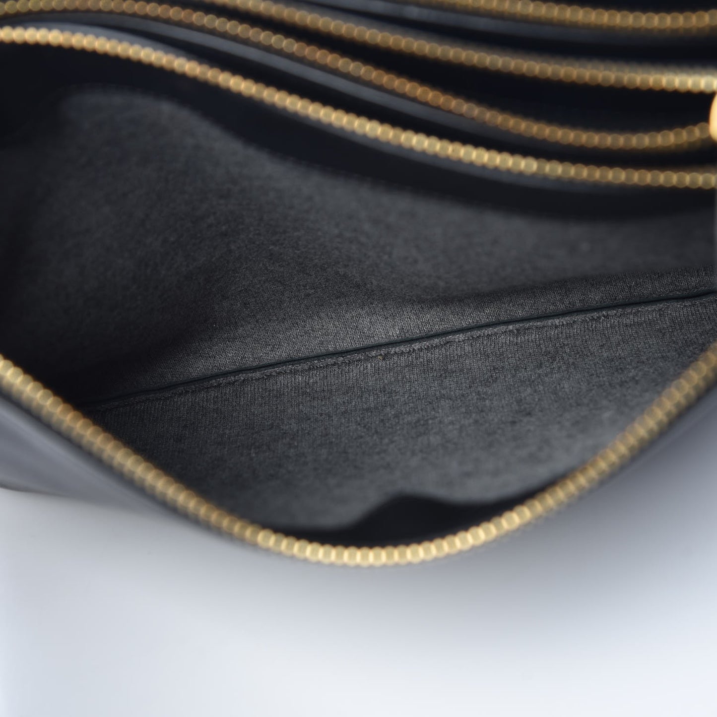 Lambskin Large Trio Crossbody Bag Black