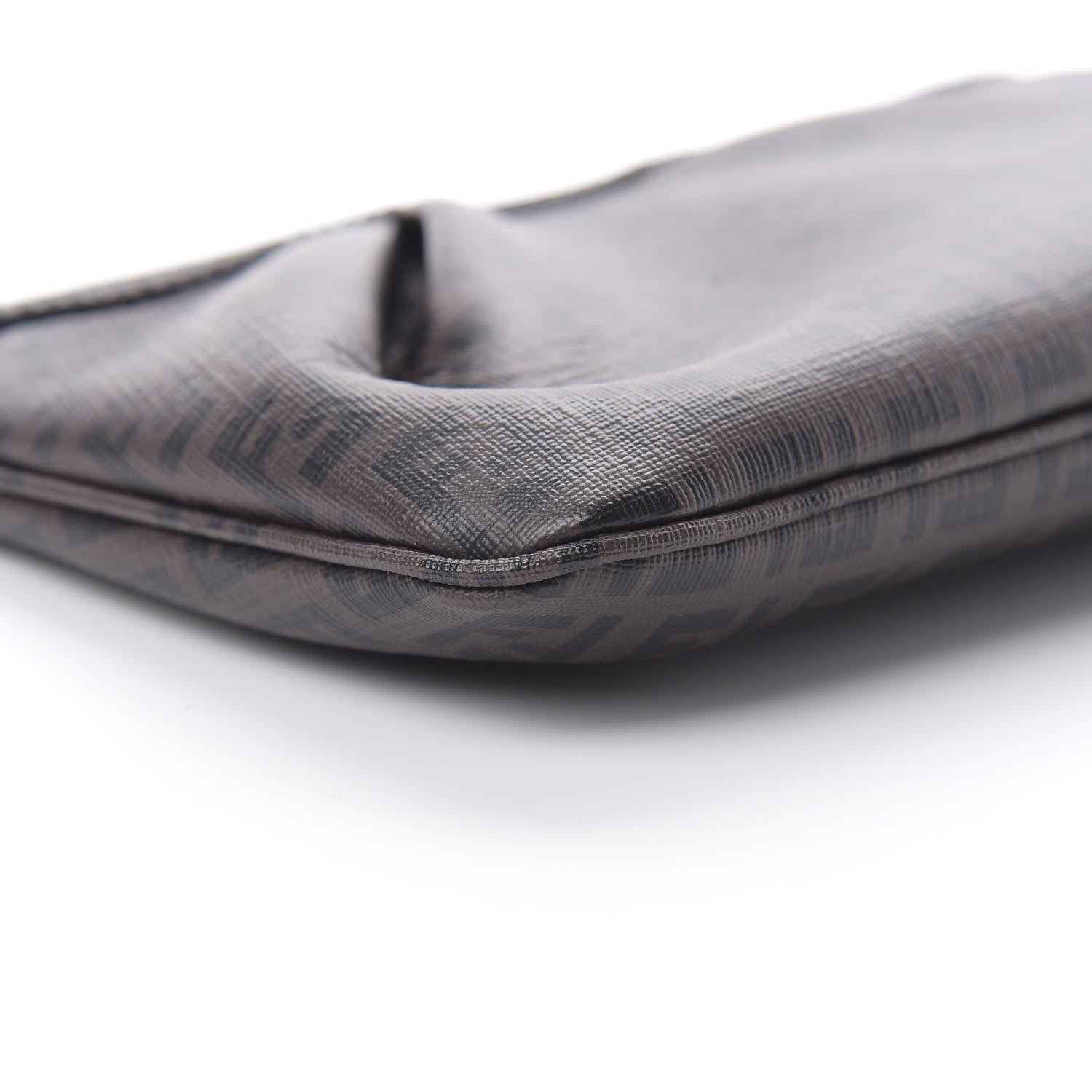 Fendi Zucchino Spalmati Forever Pochette Moro Black 9 of 10